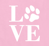 Cute Love Paw Print Fashion Graphic Icon For Animal Lovers Dog or Cat Pet Hoodie