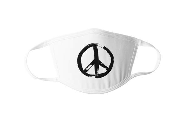Peace Symbol Face Mask