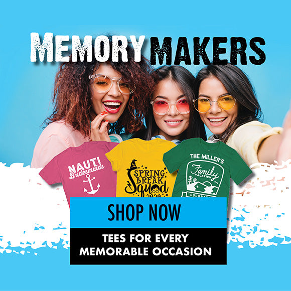 tees for every memorable occasion