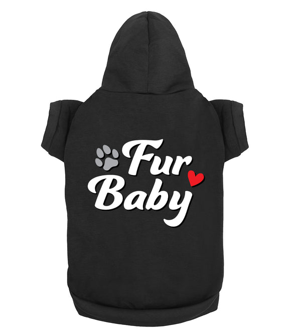 Apparelyn Classy Fur Mama Fur Baby Dog or Cat Matching Pet and Owner Hoodie