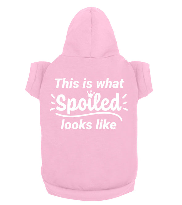 What Spoiled Looks Like Cute Graphic For Animal Lovers - Dog or Cat Pet Hoodie