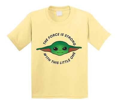 The Mandalorian The Child The Force Is Strong - Kids/Toddler T-Shirt