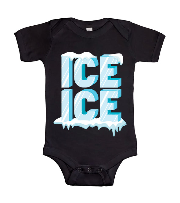 Funny Ice Ice Baby Vanilla Ice Cute 80s 90s Music Pun - Baby Onesie