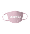 Funny Censored Wordmark Graphic - Reusable Adult Face Masks
