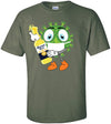 Coronavirus With Face Mask Holding A Beer T-Shirt