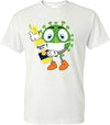 Coronavirus With Face Mask Holding A Beer T-Shirt