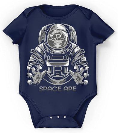 Cute Astronaut Baby Onesie Space Travel Astronaut Monkey Baby Onesie Apes To The Moon Cool Graphics Baby Suit