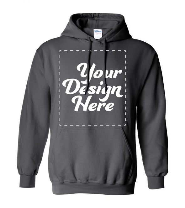 Design Your Own Print Text or Image Hooded Sweatshirt