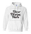 Design Your Own Print Text or Image Hooded Sweatshirt