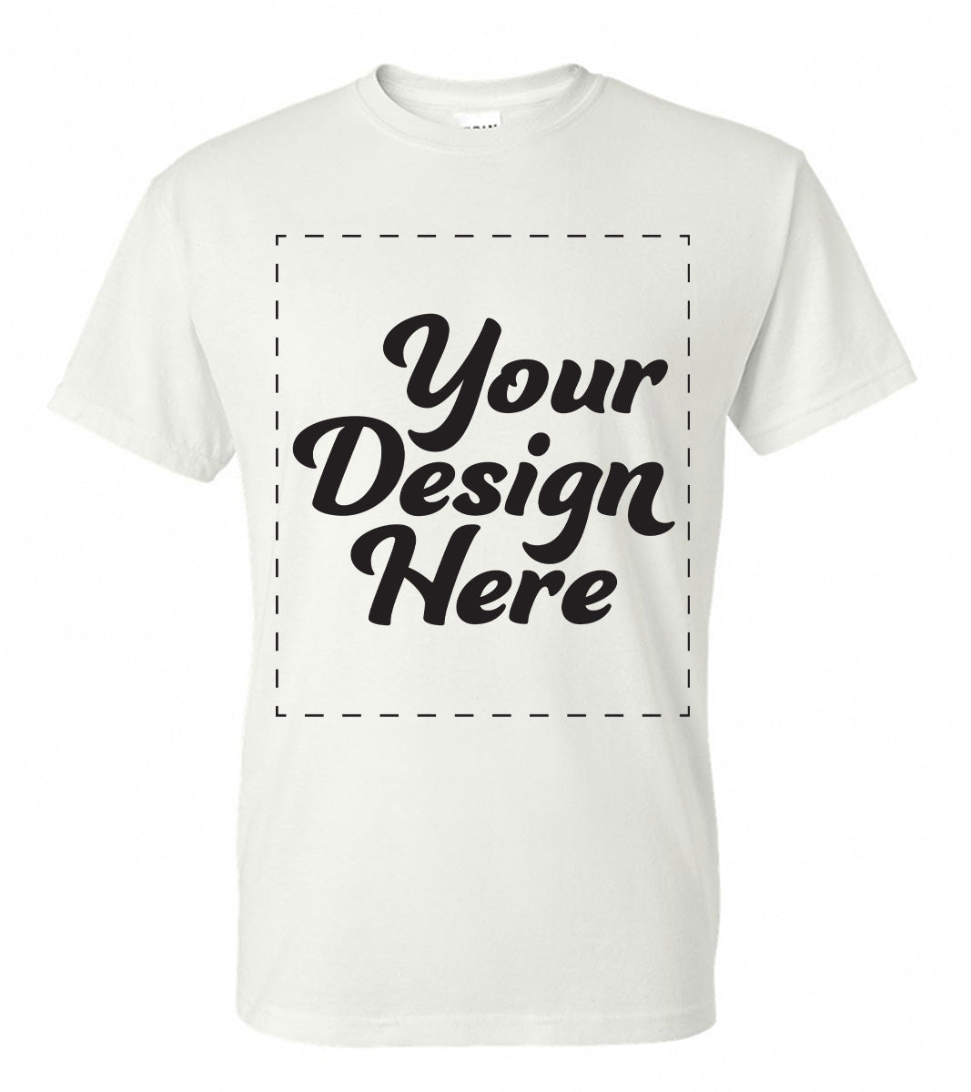 Fashion (GREY)High Quality Customize Cotton Washed Tee Worn Crewneck  T-Shirts Your OWN Design Brand Logo/Picture/Text Customzation DIY Top Tee  OLD @ Best Price Online