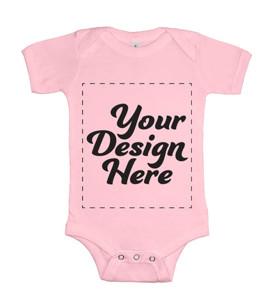 Design Your Own Print Text or Image Baby Onesie