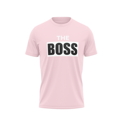 Funny Matching Dog and Owner Outfit T- Shirt - The Boss The Real Boss Pet & Owner Matching Shirts