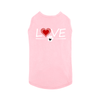 Classy Dog and Owner Outfit T-Shirt - Love Heart Pet & Owner Matching Shirts Cute Dog Clothes