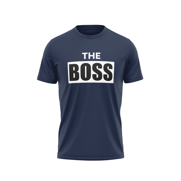 Funny Matching Dog and Owner Outfit T- Shirt - The Boss The Real Boss Pet & Owner Matching Shirts