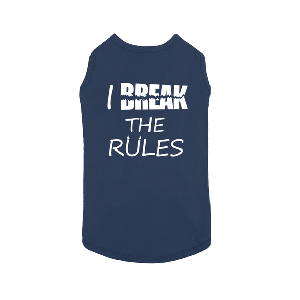 Funny Dog and Owner Outfit T-Shirt - I Make The Rules I Break The Rules Pet & Owner Matching ShirtsFunny Dog and Owner Outfit T-Shirt - I Make The Rules I Break The Rules Pet & Owner Matching Shirts