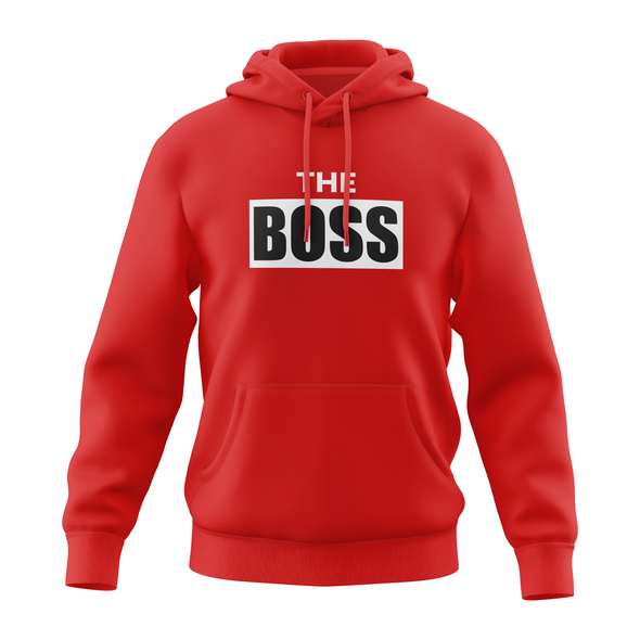 Funny Matching Dog And Owner Outfit Sweater - The Boss The Real Boss Pet & Owner Matching Hoodie Sweatshirt Cute Dog Clothes