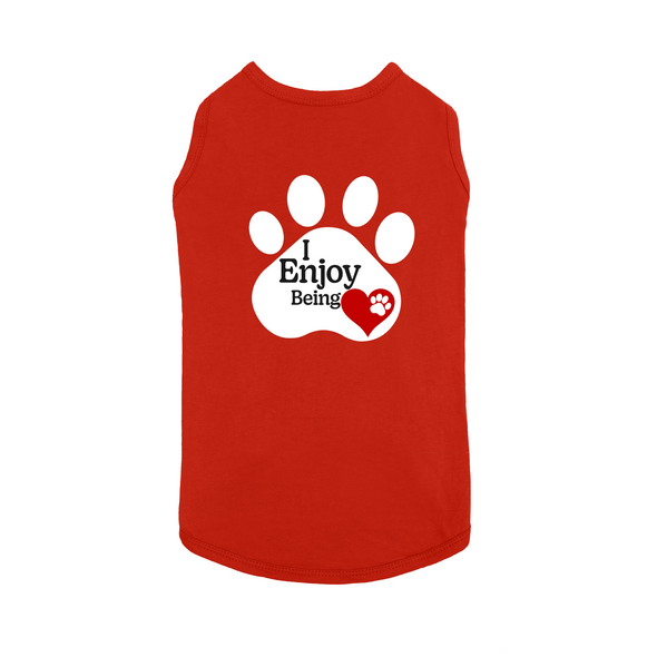 Matching Dog and Owner Outfit T-Shirt - I Love My Dog I Enjoy Being Loved Pet & Owner Matching Shirts