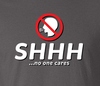 Shhh No One Cares Sarcastic Slogan Graphic - Adult Humor T-Shirt