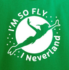 Disney Peter Pan I'm So Fly I Neverland Saying Graphic - Kids/Toddler T-Shirt