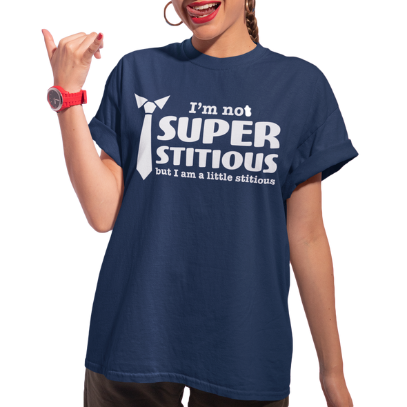 The Office Michael Scott Fun Quote I'm Not Superstitious - Adult Humor T-Shirt
